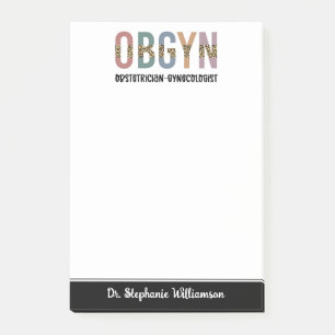 Post-it® Gynécologue obstétricien OBGYN personnalisé