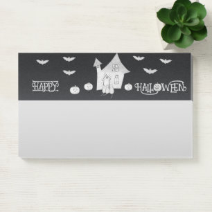Post-it® Halloween la nuit avec Haunted House, chauves-sour