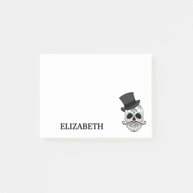 Post-it® Halloween mexicain sucré mignon personnalisé (Devant)