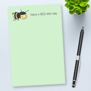 Post-it® Happy Bee BEEutiful (Belle) Jour Vert