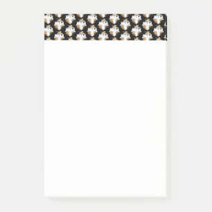 Post-it® Happy Ghost Retro Hippie Vibe Motif