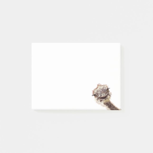 Post-it® Happy Ostrich 2 (Devant)