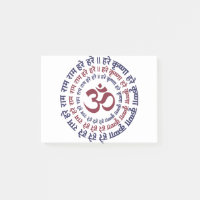 Hare Krishna Aum Om Mantra Symbole de chant Hindui