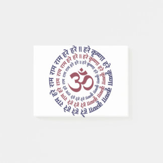 Post-it® Hare Krishna Aum Om Mantra Symbole de chant Hindui