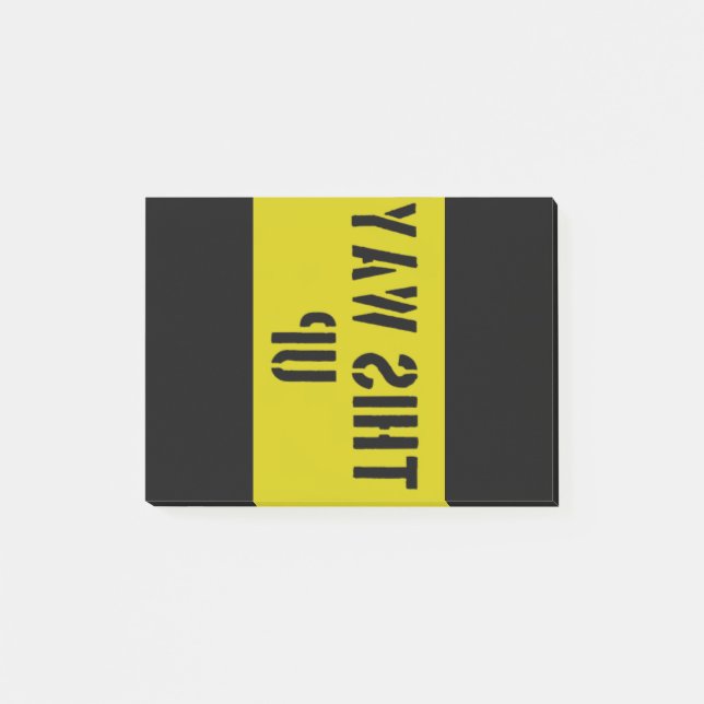 Post-it® Haut vers le haut (Devant)