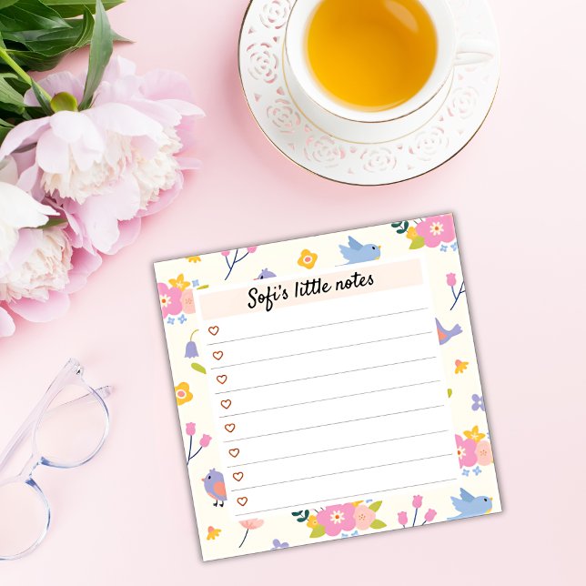 Post-it® Heart & Birds Blossom – Blossom Time Sticky Notes (Créateur téléchargé)