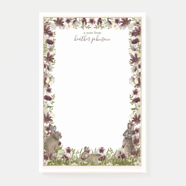 Post-it® Hearthlight Notes Printemps Douce Prairie Fleur Sa (Devant)