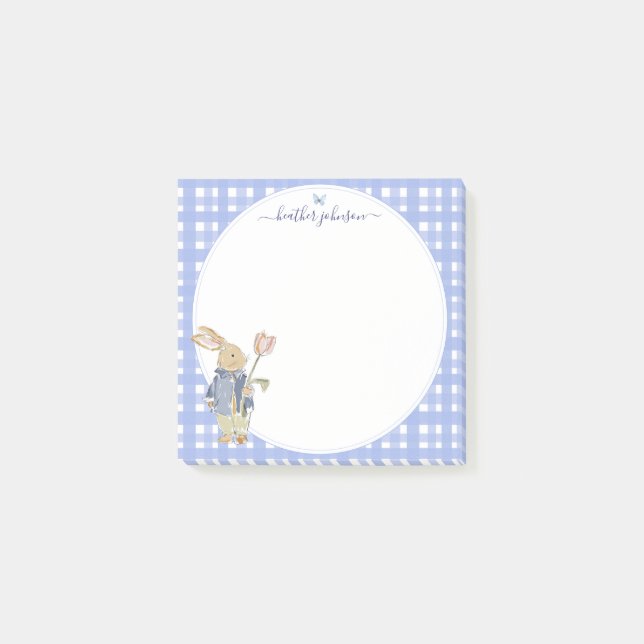 Post-it® Hearthlight Notes Spring Soft Meadow Gingham (Devant)
