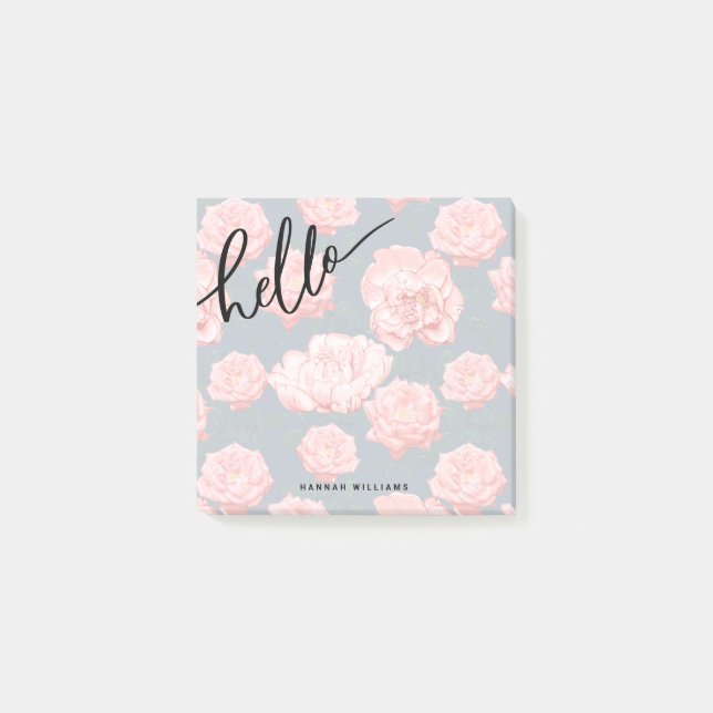 Post-it® HELLO Ajouter vos notes de nom (Devant)