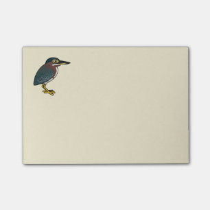 Post-it® Héron vert de Birdorable