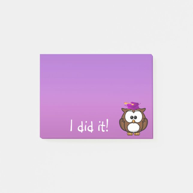 Post-it® hibou gradué (Devant)