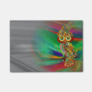 Post-it® Hibou tropical de la Reine de mode