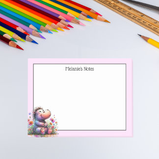 Post-it® Hippo à l'aquarelle