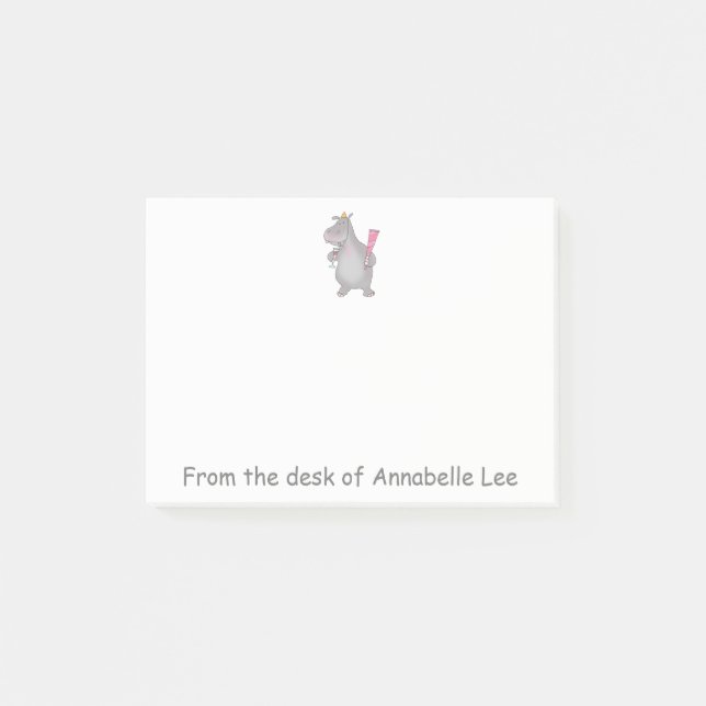 Post-it® Hippo du parti (Devant)