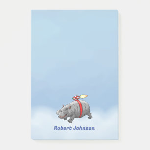 Post-it® Hippopotame Fusée