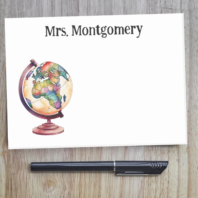 Post-it® Histoire ou géographie Appréciation de l'enseignan (Créateur téléchargé)