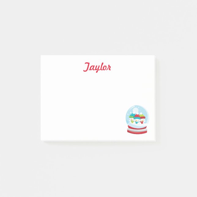 Post-it® hiver neige (Devant)