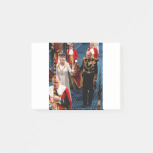 Post-it® HM Queen Elizabeth II et HRH Duc d'Édimbourg Lo