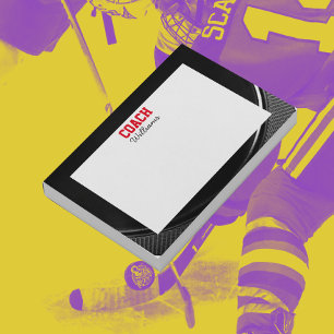 Post-it® Hockey Puck Look entraîneur personnalisé