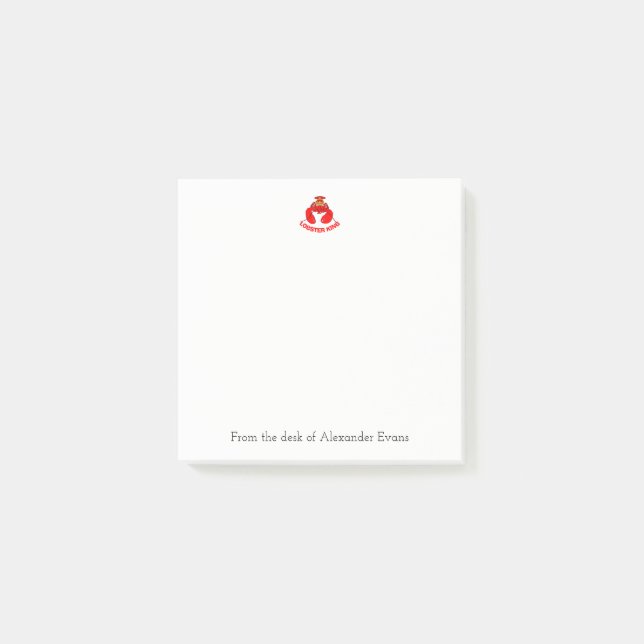 Post-it® Homard King 3 x 3 (Devant)