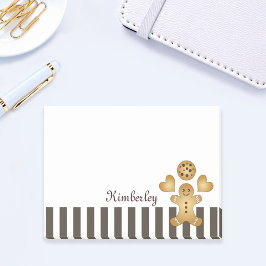 Post-it® Homme en pain d'épice personnalisé cookie mignon