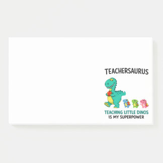 Post-it® Humour de professeur Teachersaurus avec de petits