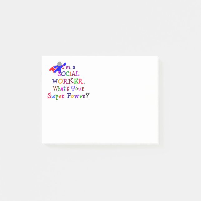 Post-it® Humour des travailleurs sociaux (Devant)