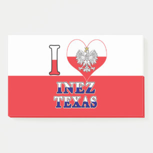 Post-it® I Heart Love Inez Texas