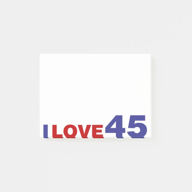 Post-it® I Love 45 (Devant)