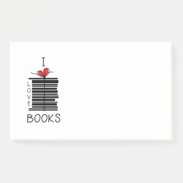 Post-it® "I Love Books" (Devant)