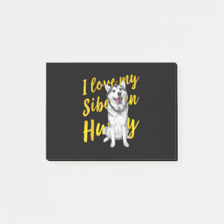 Post-it® I Love My Siberian Husky | Dog Lover