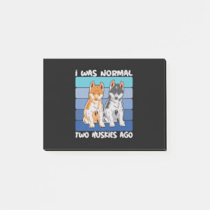Post-it® I Quoi Normal Deux Huskies Shiba Dog