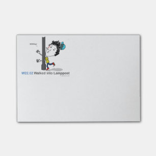 Post-it® ICD-10 : W22.02 est entré dans le lampadaire