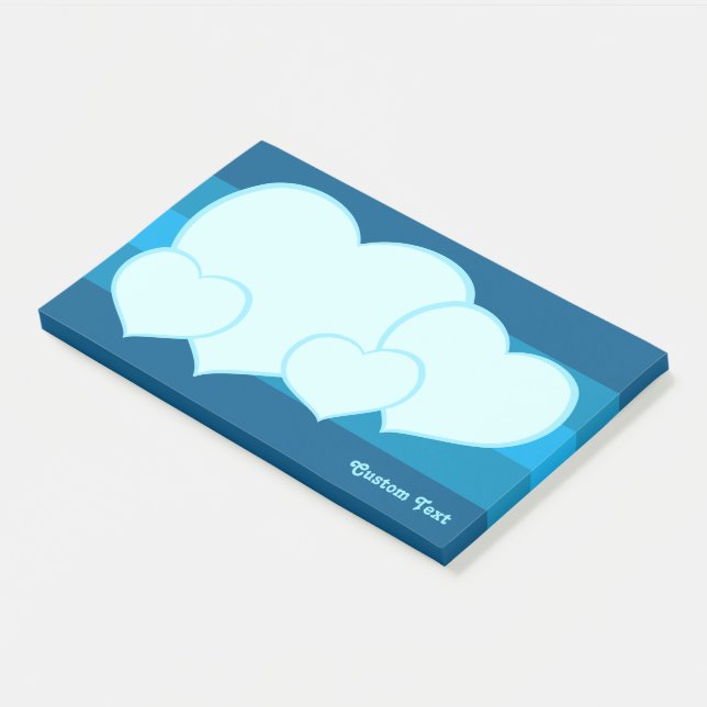 Post-it® Icône Coeur plat (Incliné)