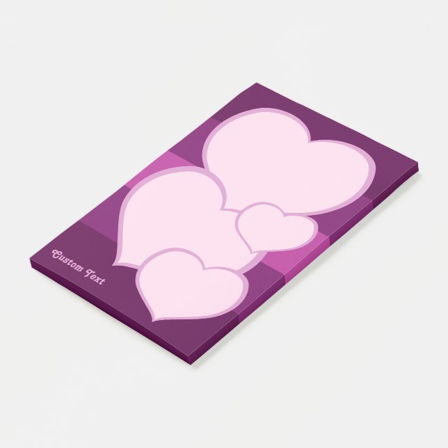 Post-it® Icône Coeur plat (Incliné)