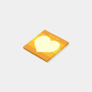 Post-it® Icône Coeur plat
