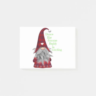 Post-it® Idées cadeaux de Noël Gnome Buddy regarde Tee
