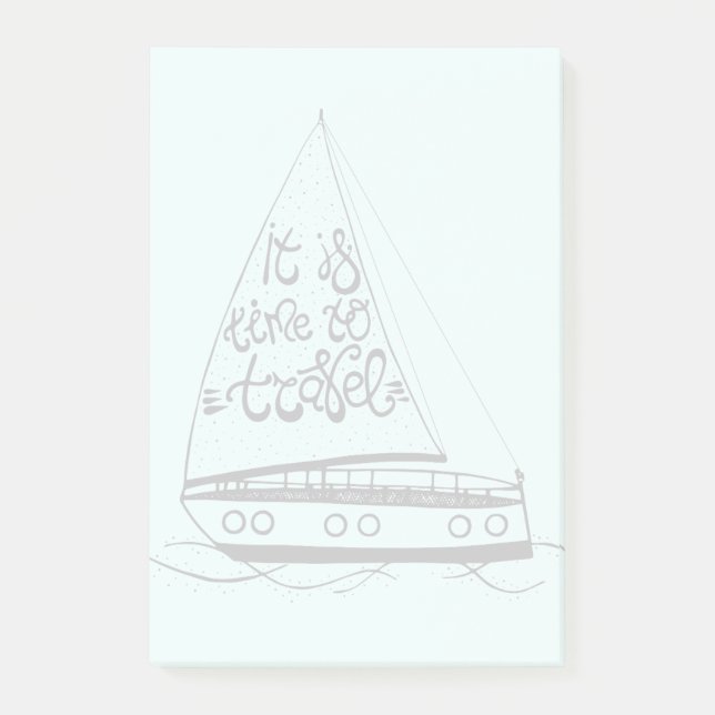 Post-it® Il est temps de voyager (Devant)