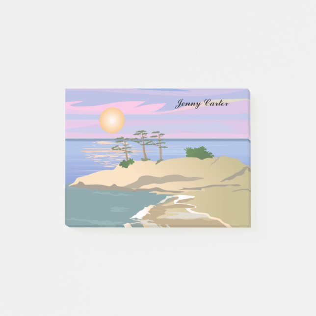 Post-it® Île de vacances 1 Personnalisée (Devant)