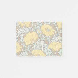 Post-it® illustration d'art pavot fleur jaune