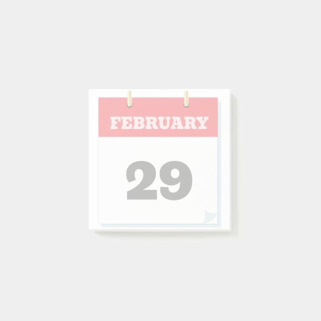 Post-it® Illustration de calendrier Enregistrer la date (Devant)