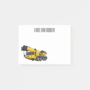 Post-it® Illustration de camion de grue