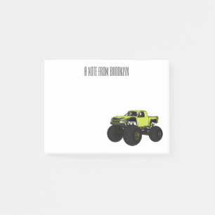 Post-it® Illustration de camion monstre