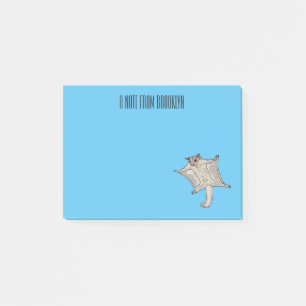 Post-it® illustration de cartoon de glider sucré