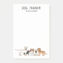 Post-it® Illustration de chiens de caricature mignons - Ent