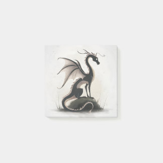 Post-it® Illustration de dragon lunaire