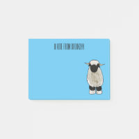 Illustration de la caricature de mouton Valais Bla