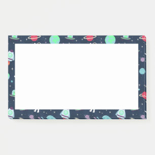 Post-it® illustration de motif spatial