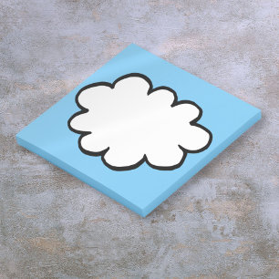 Post-it® Illustration de nuage mignon amusant