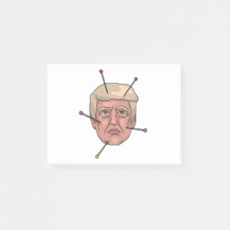 Post-it® Illustration de Pin de poupée de vaudou de Donald